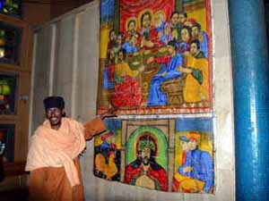 Monk in Church