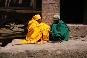 Women Monk Chatting