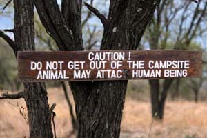 Campsite Welcome Sign