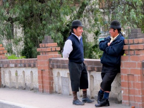 Local Ecuadorian Men in Loja